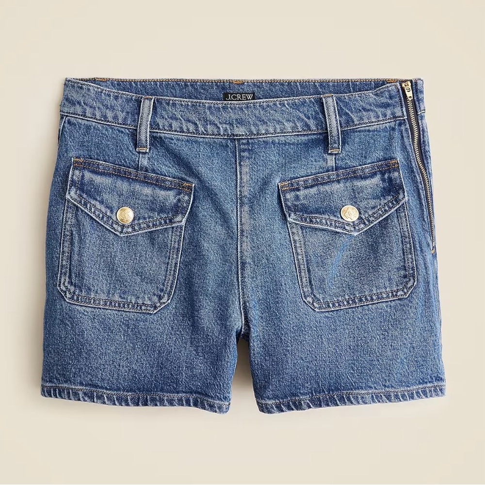 J Crew Denim short with Sailor pockets